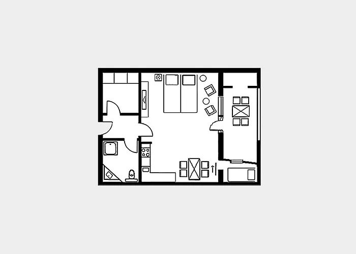 Strandvillen - 1-raum-ferienwohnung Mit Balkon Ah-722 * Binz