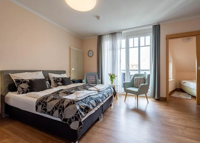 Strandvillen - 1-raum-ferienwohnung Mit Balkon Ah-722 Lägenhet